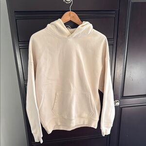 Abercrombie & Fitch Cream Essential Popover Hoodie